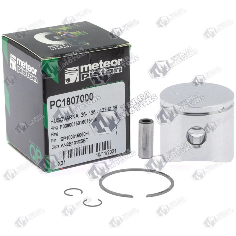 Kit piston drujba Husqvarna 136, 137 38mm (Meteor) 